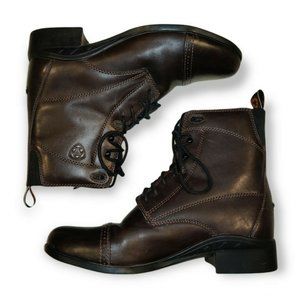 Dark Leather Ariat Equestrian Boots W Size 9 1000810(14586) Missing Insoles
